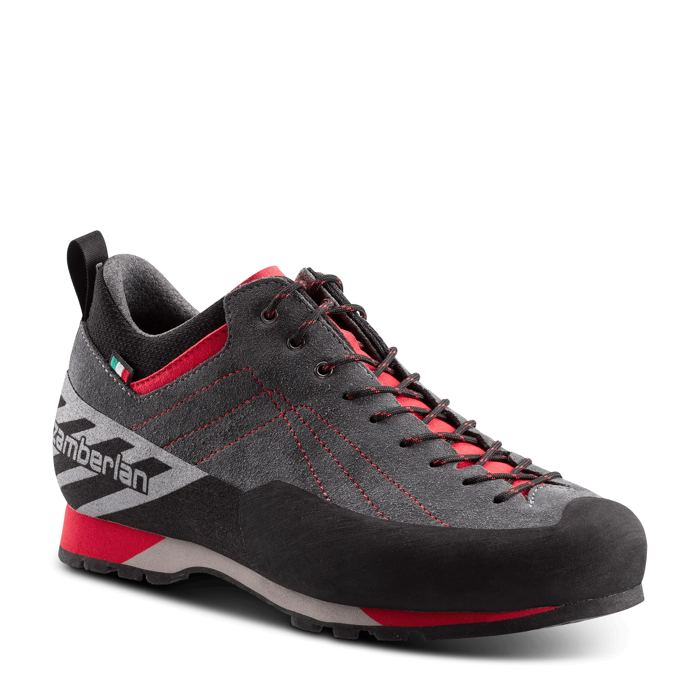 Zamberlan El Cap RR - men's approach and hiking shoes in grey/red