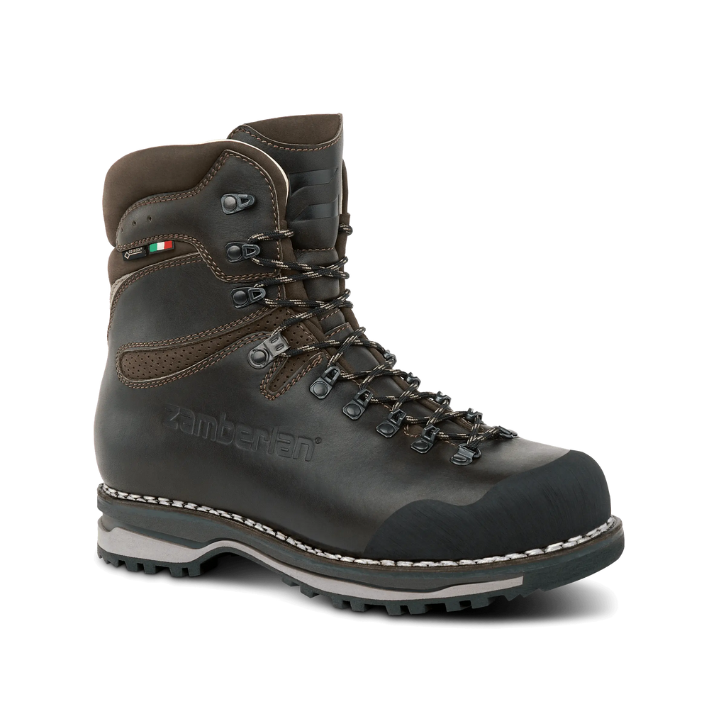 Zamberlan Sella GTX RR - men's Norwegian Welted hiking and hunting boots in waxed dark brown