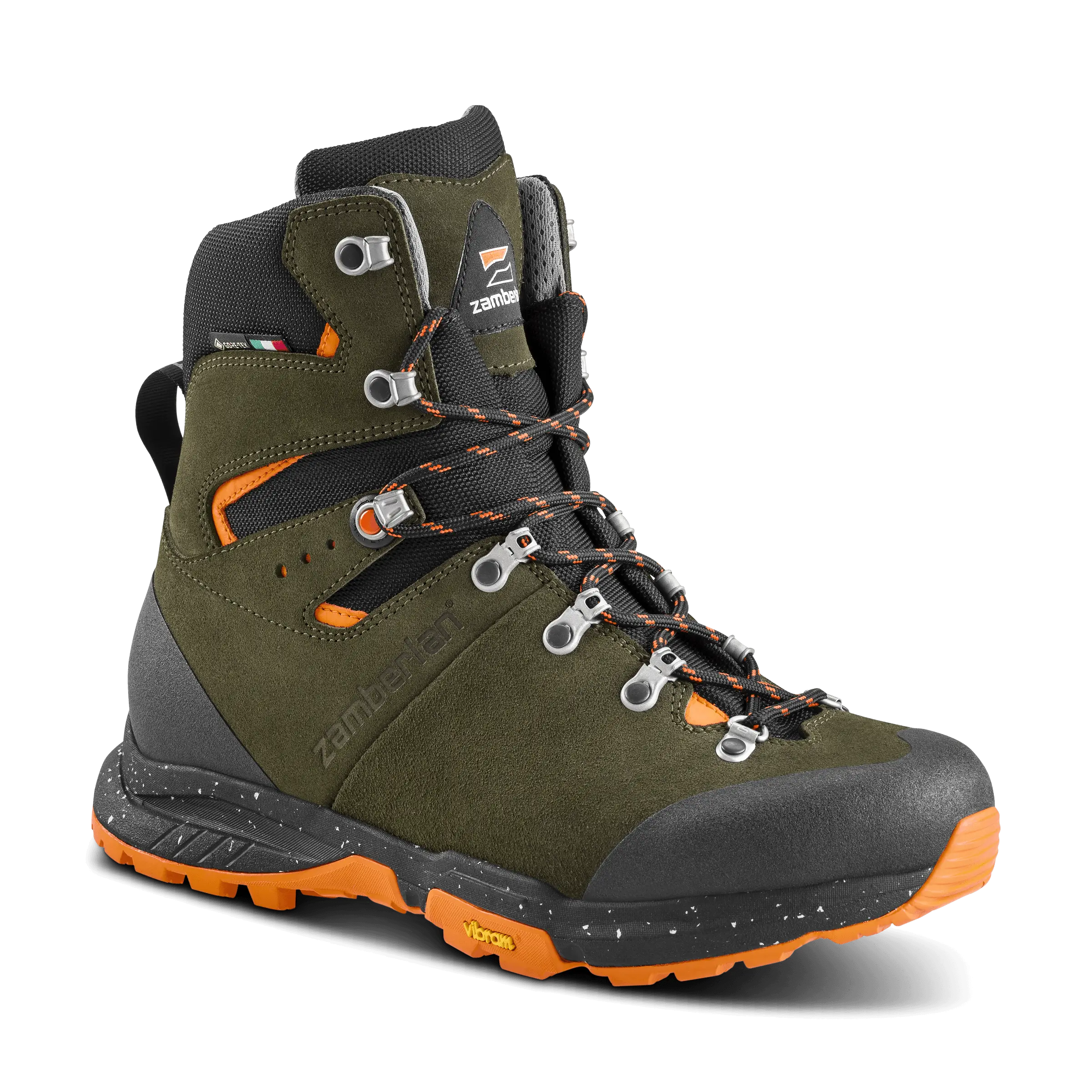Zamberlan Thunder Pro GTX - men's hiking and backpacking boot in musk/orange