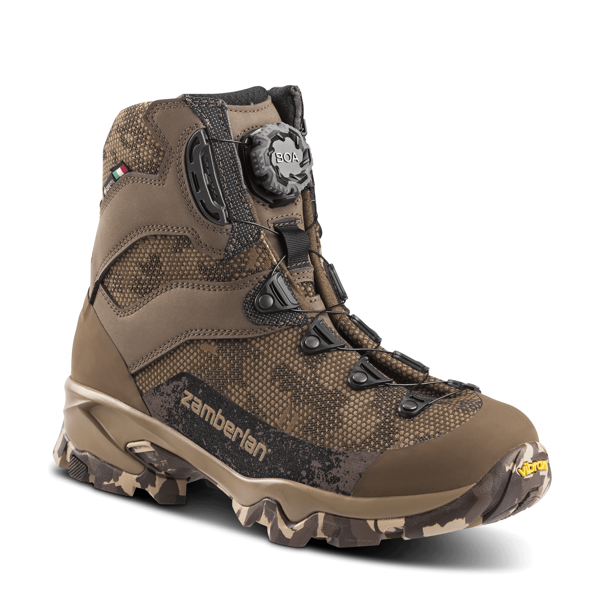 CROSSPRIVE GTX-BOA 24.5㎝ ADAK 6 GTX BOA - Coyote Camo | Men's Hunting Boots | Zamberlan