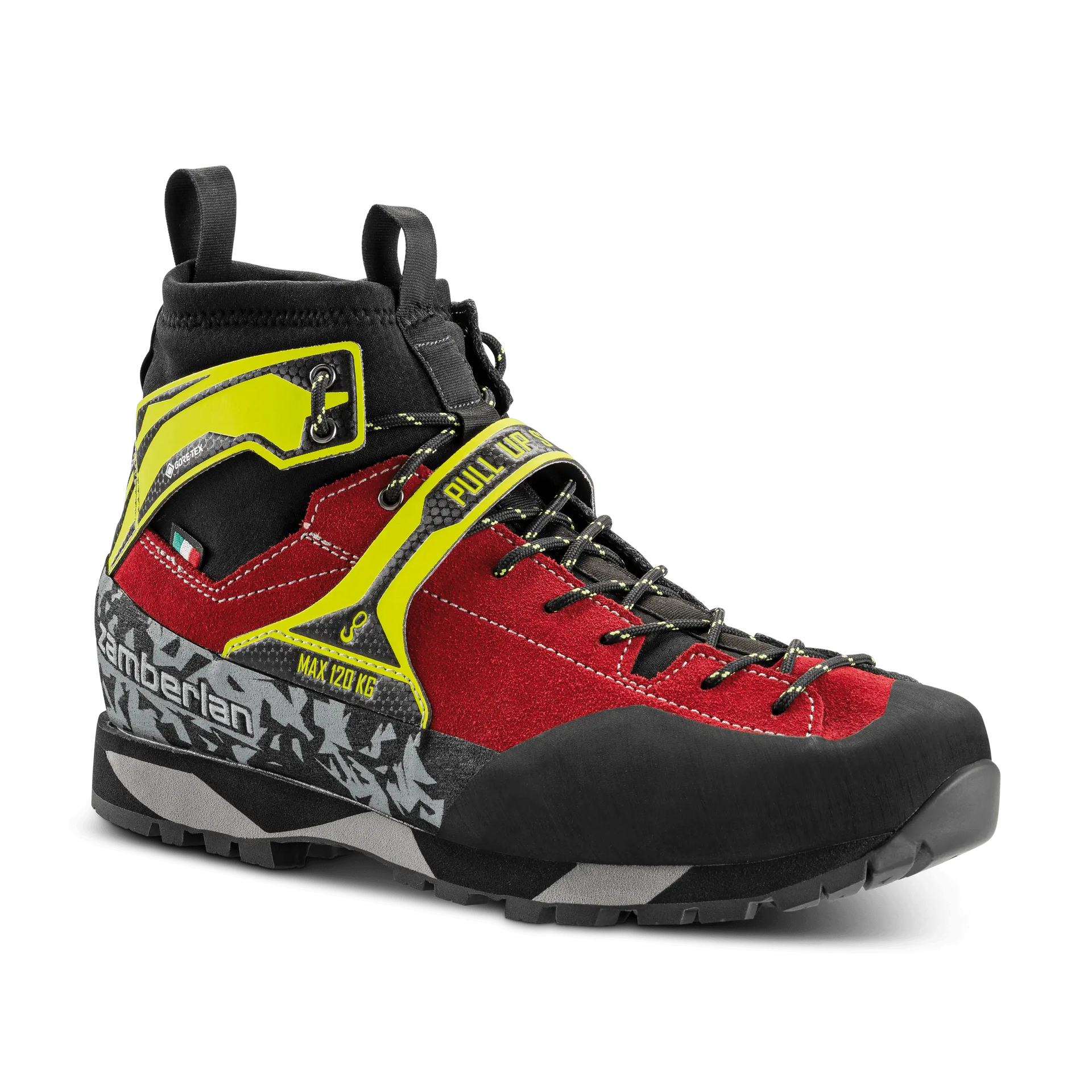 TREELOGY GTX - Red/Yellow | Men's Arborist Climbing Boots