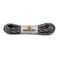 ROUND BOOT LACES - Anthracite/Grey/Red