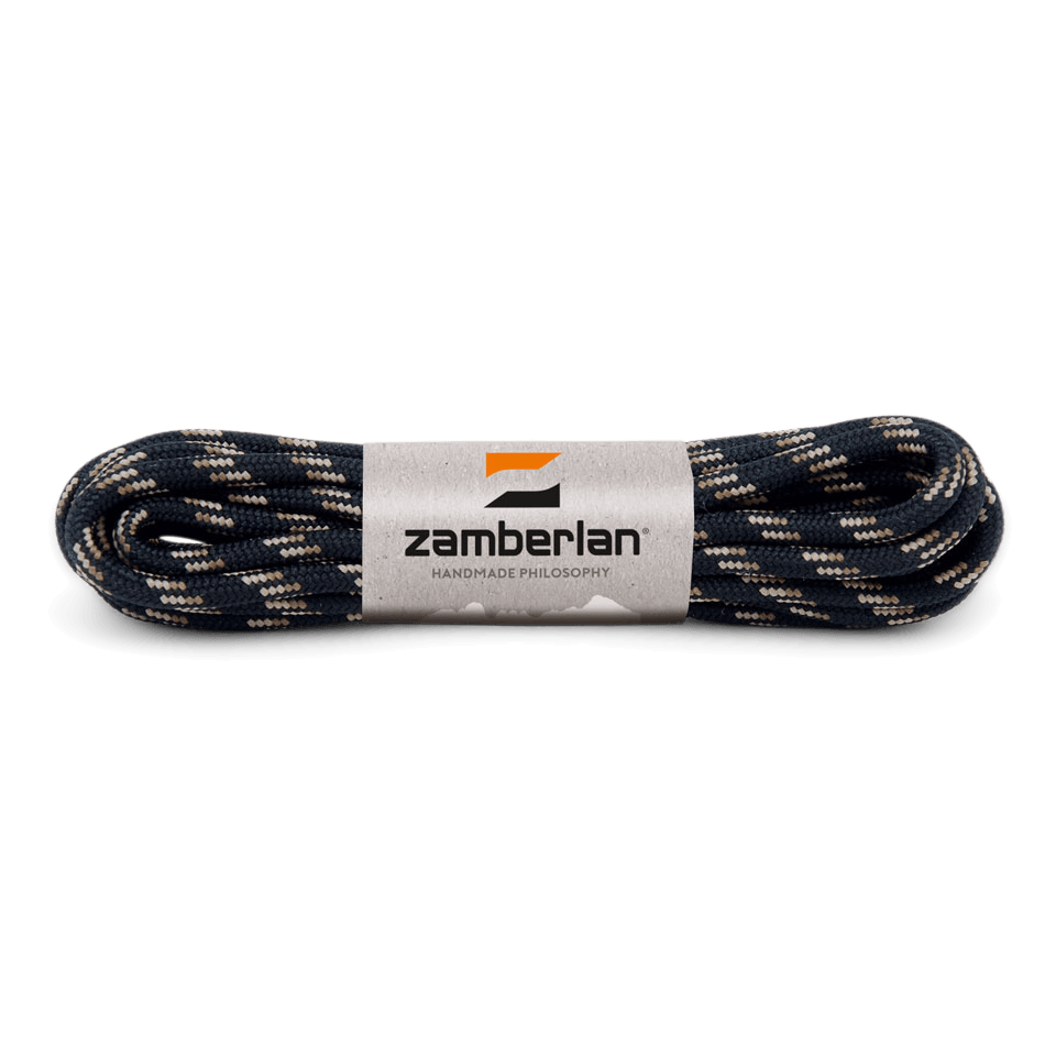 ROUND BOOT LACES - Black/Grey/Beige Zamberlan North America